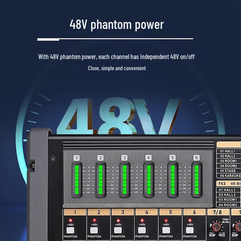 HD-B16 Professional 16-Channel Audio Mixer (CN Version)