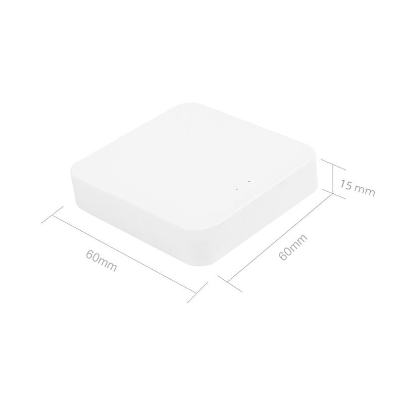 Wireless Voice Smart Home Remote Control Gateway Hub Tuya Multi Mode ZigBee Bluetooth Gateway Hub Compatible with Alexa Google белый