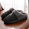 Waterproof leather surface, non-slip and warm home indoor cotton slippers, bag heel comfortable cotton mop home cotton shoes
