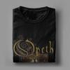 Pánská trička Opeths Death Metal   Úžasná bavlněná trička Krátký rukáv  Tričko Kulatý výstřih Oblečení Plus Size