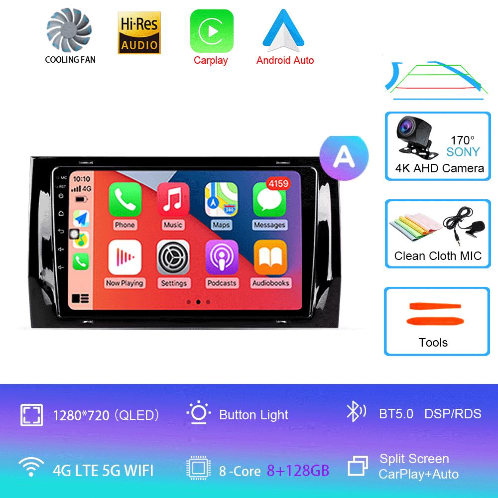 Android 14 Car Radio For Skoda Kodiaq 2016 - 2021 Karoq NU7 2017 - 2021 Multimedia Video Player Navigation stereo GPS Andro