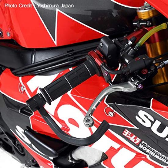 ZETA RACING Flight Lever Guards Handlebars with an Inner Diameter of with Balancer Weights and Vibration Made of Polyamide Used by Top Road Racing FIM