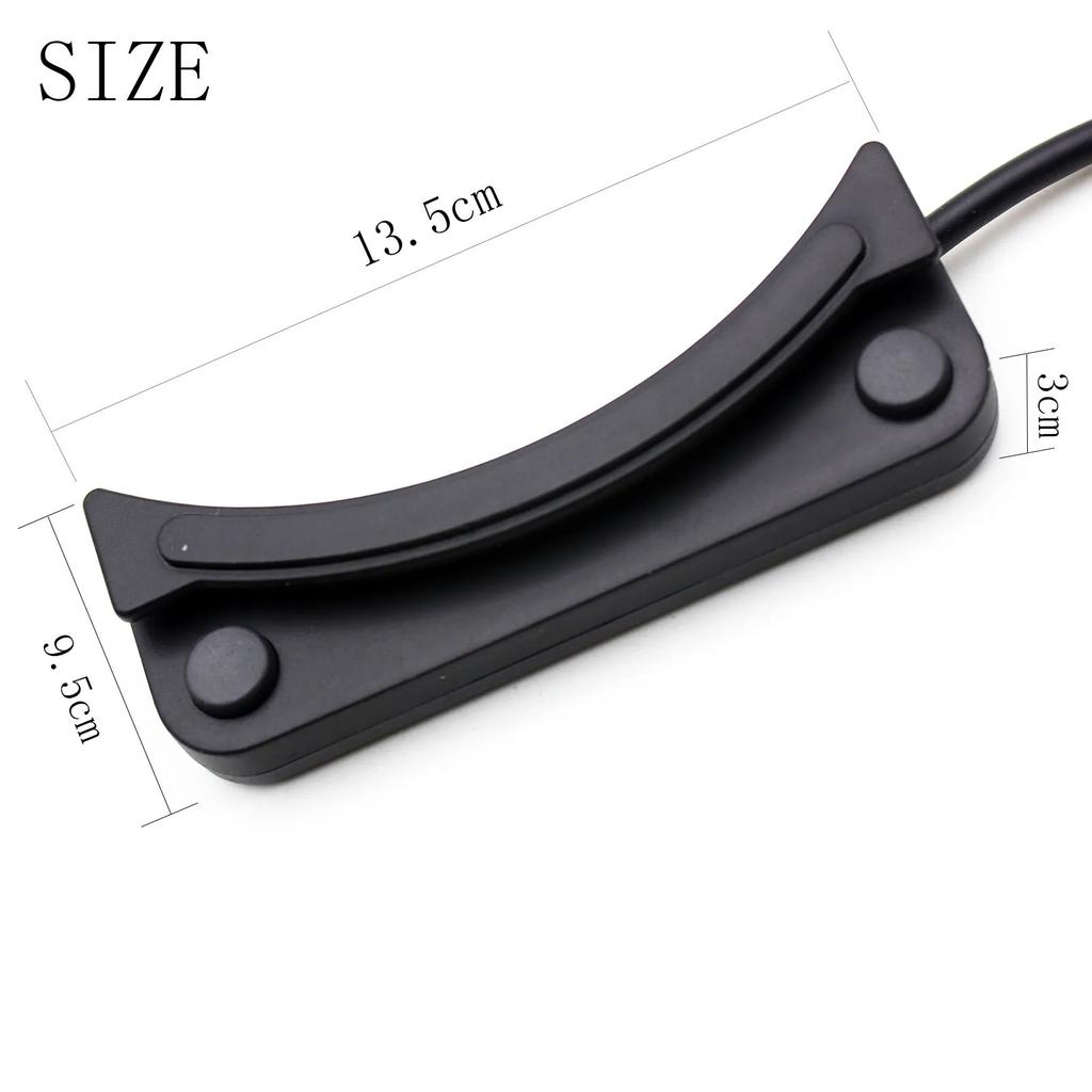 Guitar Pickup Ceramic Piezo Pickup for Acoustic Classical Guitar High Sensitivity Low Noise Guitar Accessories
