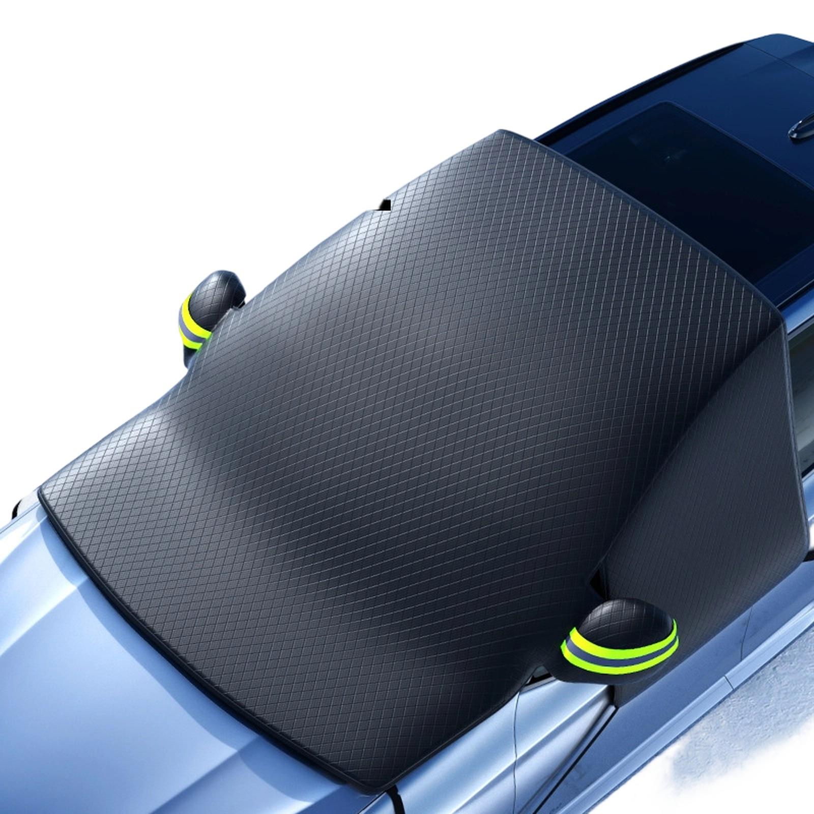 Car Windshield Snow Cover Extended Large Thickened Windshield Protector Frost Proof Snow Shield Sunshade Windshield Cover for Winter one size