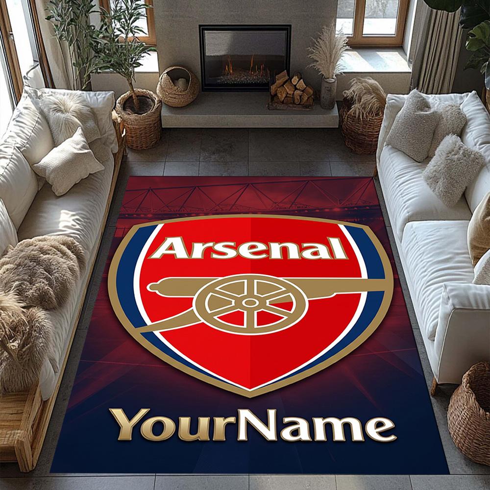 Arsenal Customized Name Carpet Perfect for Bedrooms Foyer Outdoor Living Rooms Anti-slip Rug Office home decor