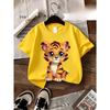 European sizes T-Shirt  This Fun Summer Design Is Machine Washable And Offers a Regular Fit, Perfect for Casual Wear. It'S Playful Kids' Fashion