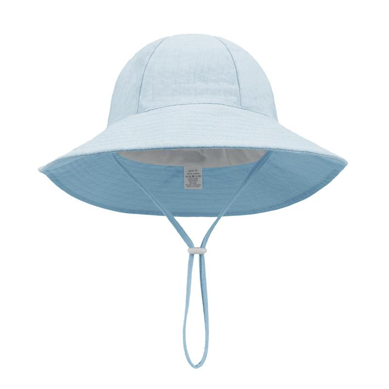 Adjustable Cotton Baby Fisherman Hat Sun Protection Breathable Cartoon Fruit Floral Print for 1-3 Years