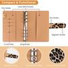 A6 Pu Leather Budget Binder Notebook Cash Envelopes System Set,With Binder Pockets For Money Budget Saving Bill Organizer
