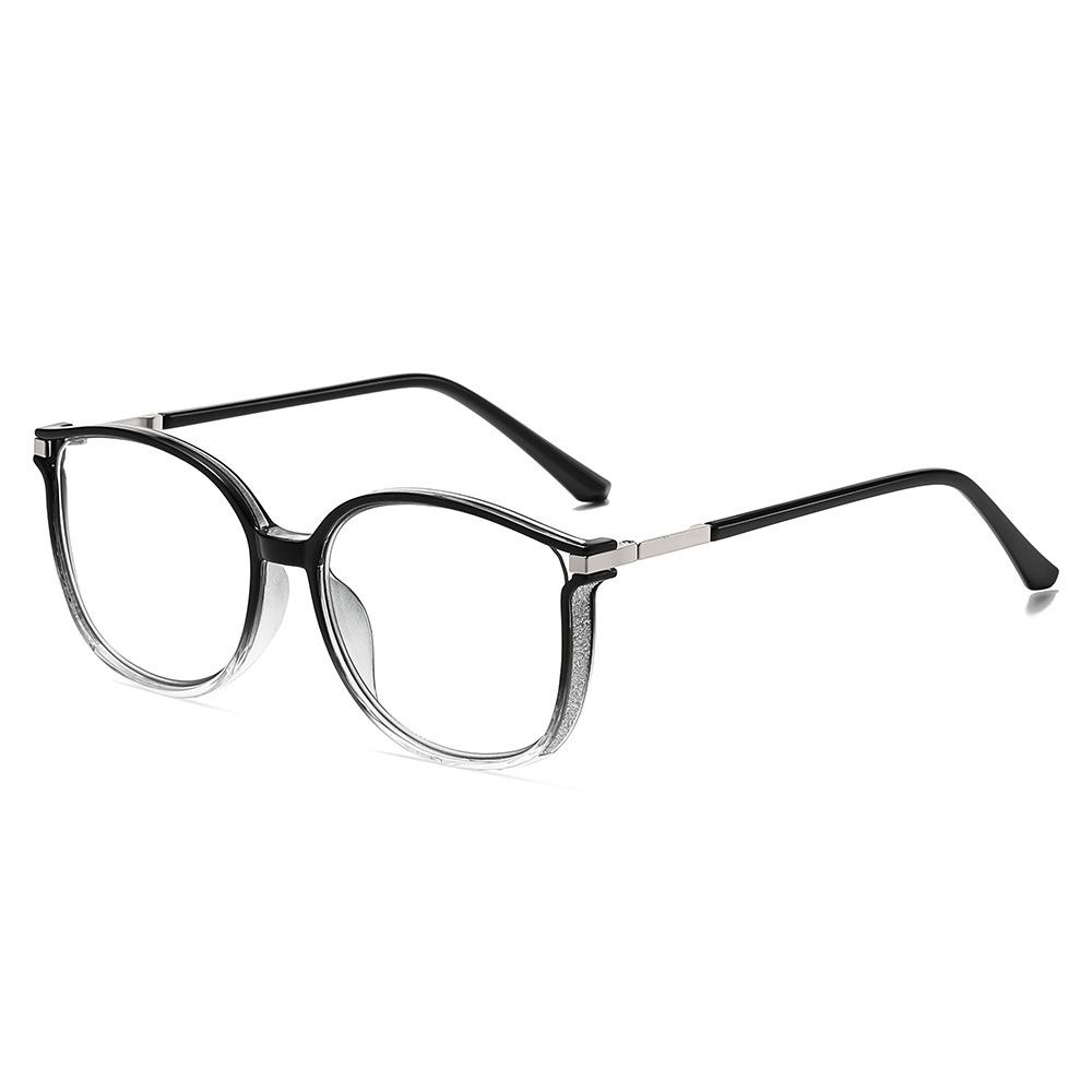 Luxury Far Sight Reading Glasses for Women Blue Light Blocking Computer Eyewear New Trendy Cat Eye Eyeglasses for Women Men