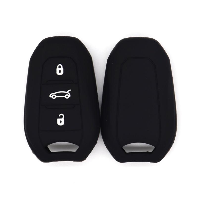 

Suitable for Peugeot 308S4085082008300840085008 new 3-button tail box car key bag case чёрный