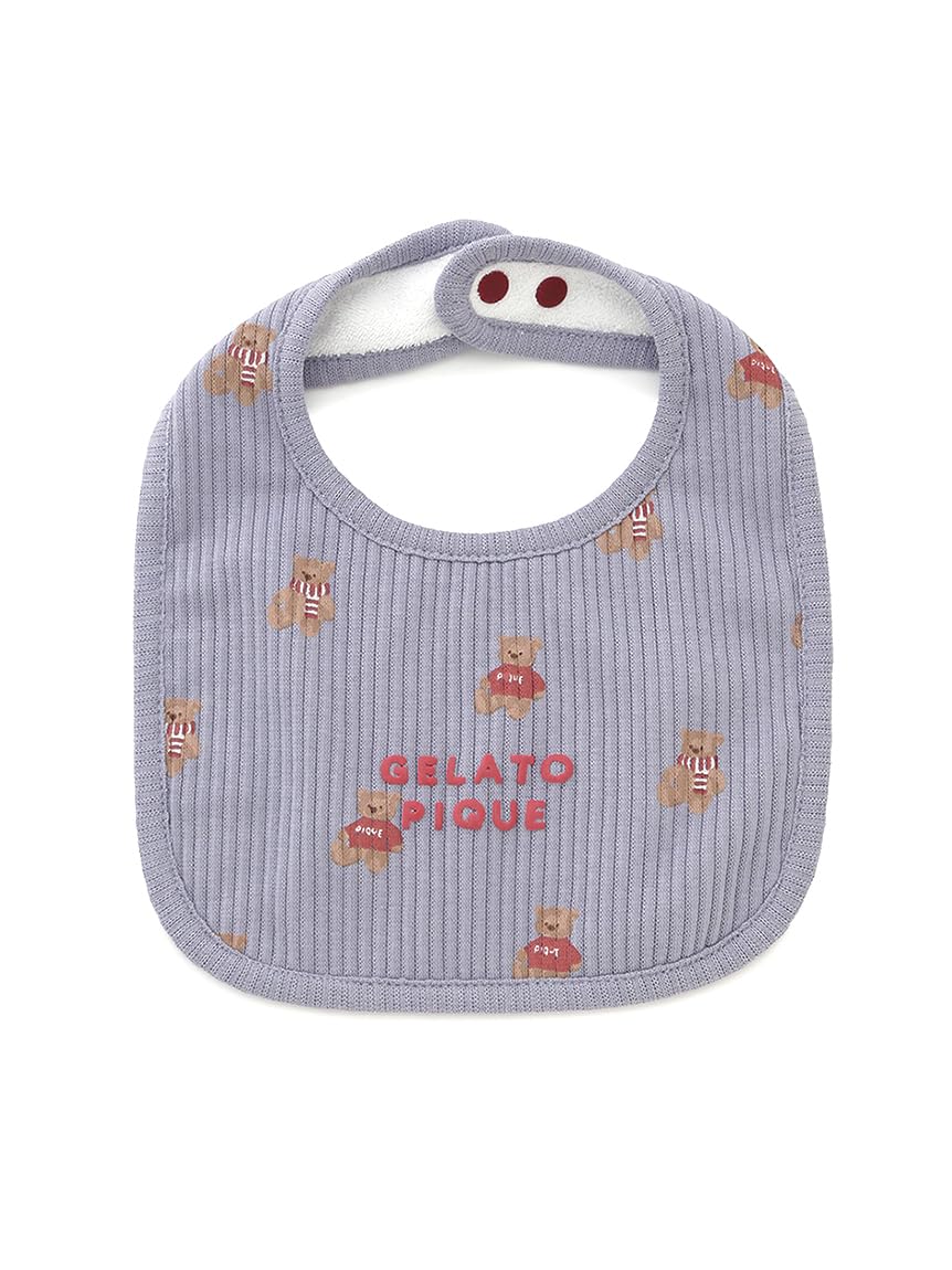 

Gelato Pique Limited Edition Bear Print Bib PBGG245686 Baby NVY F [HOLIDAY]