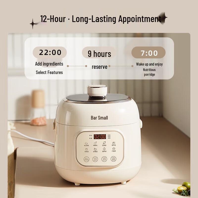 Bear Smart Electric Pressure Cooker CN plug (adapter included)