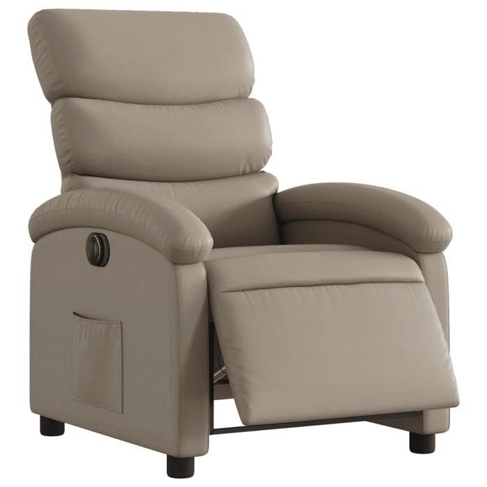 VidaXL Fauteuil Inclinable Électrique, Chaise de Relaxation avec Dossier et Repose-pied Réglables, Siège de Salon, Moderne, 3204032