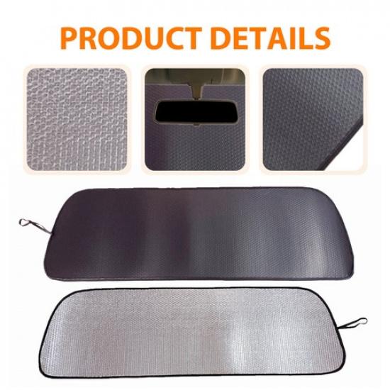 Windshield Sunshade, Front Window Shade Foldable Sun Visor For Jeep Wrangler JL