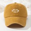 Fashion Printed Retro Washed Casual Hat, Adjustable High-quality Truck Fishing Hat, Mountaineering Peaked Hat
