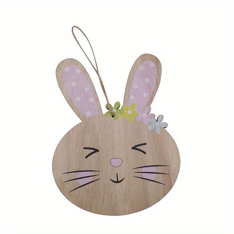 Easter Wooden Crafts, Letter Rabbit Decorations, Happy Easter Party Signs