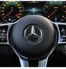 Kohlefaser Auto Lenkradabdeckung Aufkleber Auto Dekor Aufkleber für Mercedes Benz Neue B/C/E Klasse A Klasse C200L GLC GLK