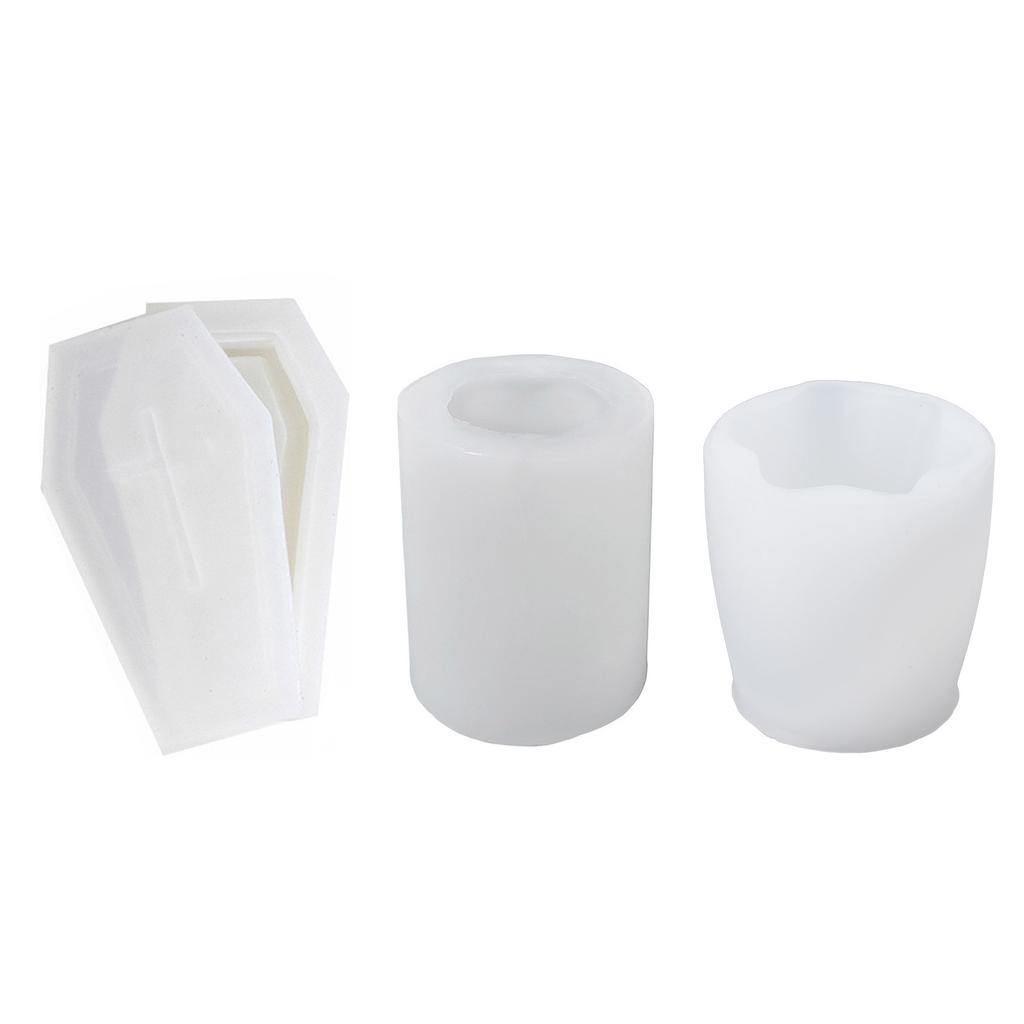 Halloween Candle Mold for Making Candle Plaster Ornament Halloween Party Decor