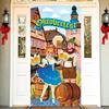Oktoberfest Themed Party Decors 90X180Cm Durable Polyester Backdrops With Hanging Ropes For Event Celebration