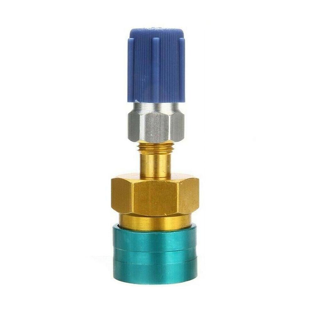 R134A Low High Auto Car Quick Coupler Connector Brass Adapters Car Air Conditioning Refrigerant Adjustable AC Manifold Gauge