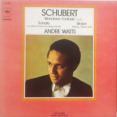 LP Record ANDRÉ WATTS, FRANZ SCHUBERT - Wanderer Fantasy, Op. 15 - Sonata I 76375 CBS 1974 Germany Classical Used