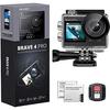 Caméra Sport - AKASO - Brave 4 Pro - 4K - 20MP - Étanche Jusqu'à 40m - Stabilisation EIS 2.0