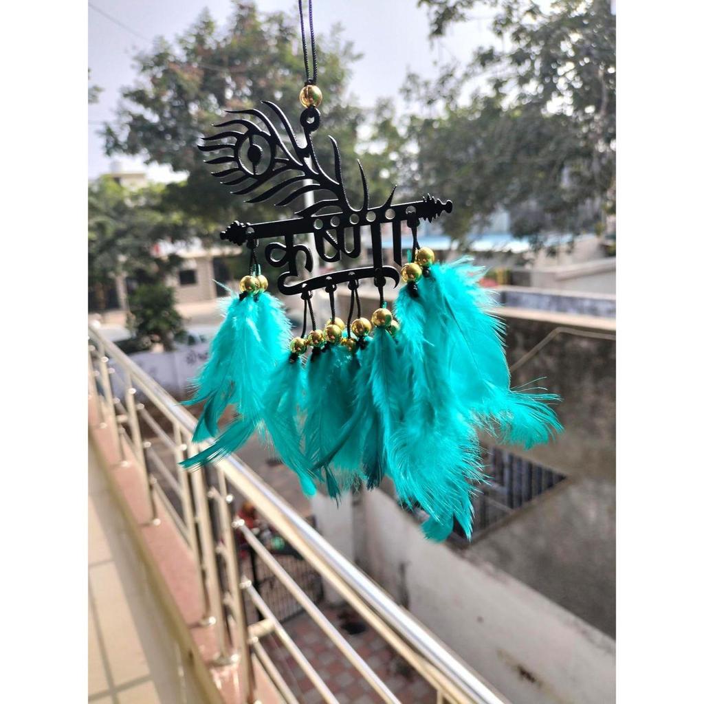 Acrylic Fancy Dream Catchers for Car Hanging Ornament | Elevate Car,Home,Office & Garden Decor | Divine God Elegance | Positive Vibes Mirror Decor