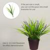 Alyptus 12 Bundles Artificial Plants Outdoor Fake Monkey Grass with Flowers for Pot UV Resistant Plant Decor for Window Garden Patio Hanging Planter