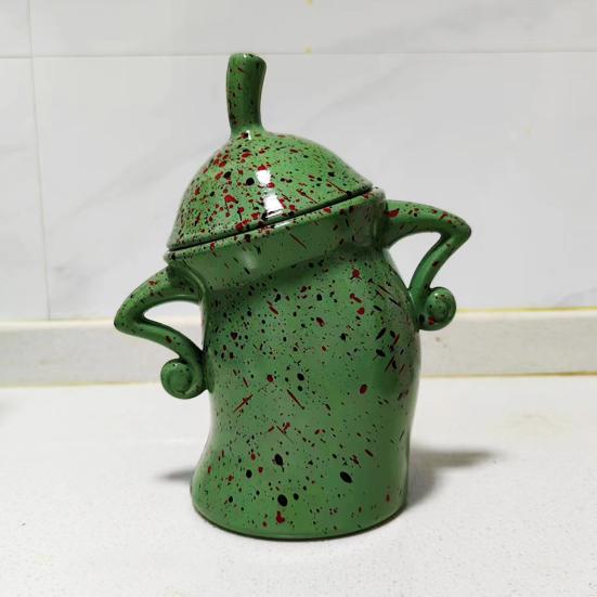 Food Canisters with Attitude Cute Snack Storage Jar Creative Akimbo Cup Mugs Kitchen Storage Container Christmas Decoration