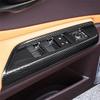 Carbon Fiber 4X Window Lift Switch Panel Cover Trim Fit For Lexus ES 2018-2022