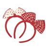 Lady Hairband With Bows Pattern Stylish Bowknot For Daily Use Parties Photo Props