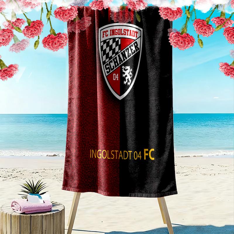 Fc Ingolstadt Towel, Large Soft Quick Dry Towel for Beach Camping Swimming