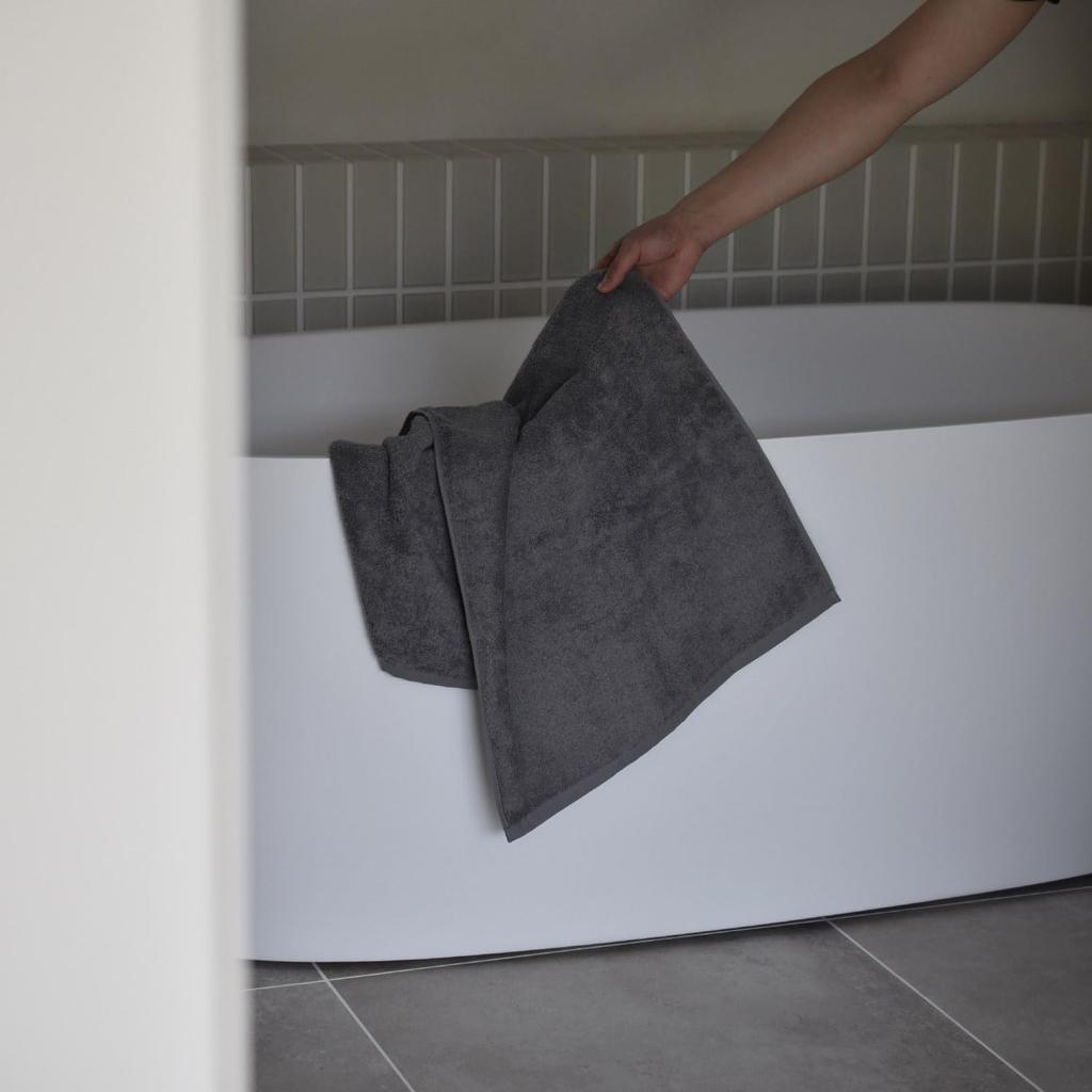 RUN TOWEL Imabari Certified Compact Bath Set of 44 x 110cm Mini Bath Towels Towels, 2, Approx. (Turquoise/Turquoise), Absorbent, Small,