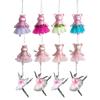 Party Angel Pig Ornament Plastic Christmas  Hanger Decoration For Tree Car Home Decoration