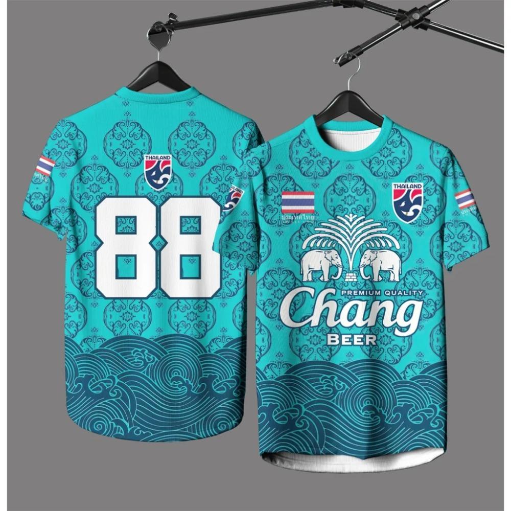 Summer Print Sport Men Woman T Shirt Outdoor Street Casual Fashion Team Training Parent-child Short Sleeve Top