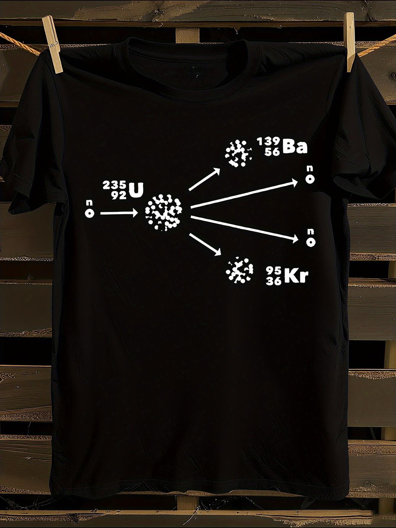 Nuclear Fission Physics Uranium 235 Power Tshirt S