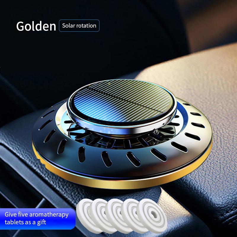 

Освежитель воздуха для автомобиля на солнечной батарее, креативный диффузор духов НЛО, украшение для ароматерапии с эфирным маслом, аксессуары для салона автомобиля