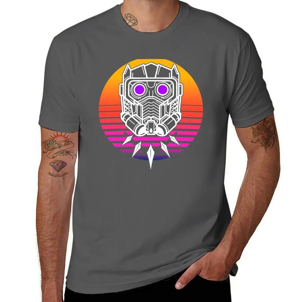 Space Panther T-Shirt Customs Anime Stuff Mens Graphic T-shirts Big and Tall