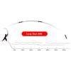 CREEKMOON 50Pcs 360 Degree Rotation Metal Spinner Spoon Fishing Lures Long Shot Trout Hard Bait Sequins Artificial Baits for Fish 10g 14g 21g 28g