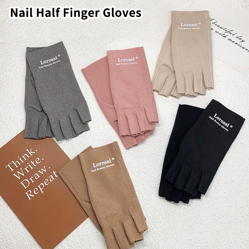 1 Pair Nail Art Glove Uv Protection Glove Anti Uv Radiation Protection Gloves Protecter For Nail Art Gel Led Lamp Manicure Tool