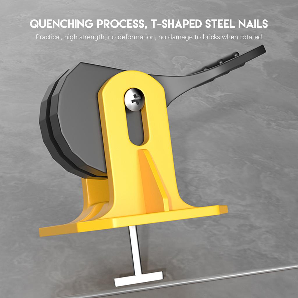 50pcs Plastic Clips Floor Wall Tiling Spacers Strap Tile Flat Leveling System Tools