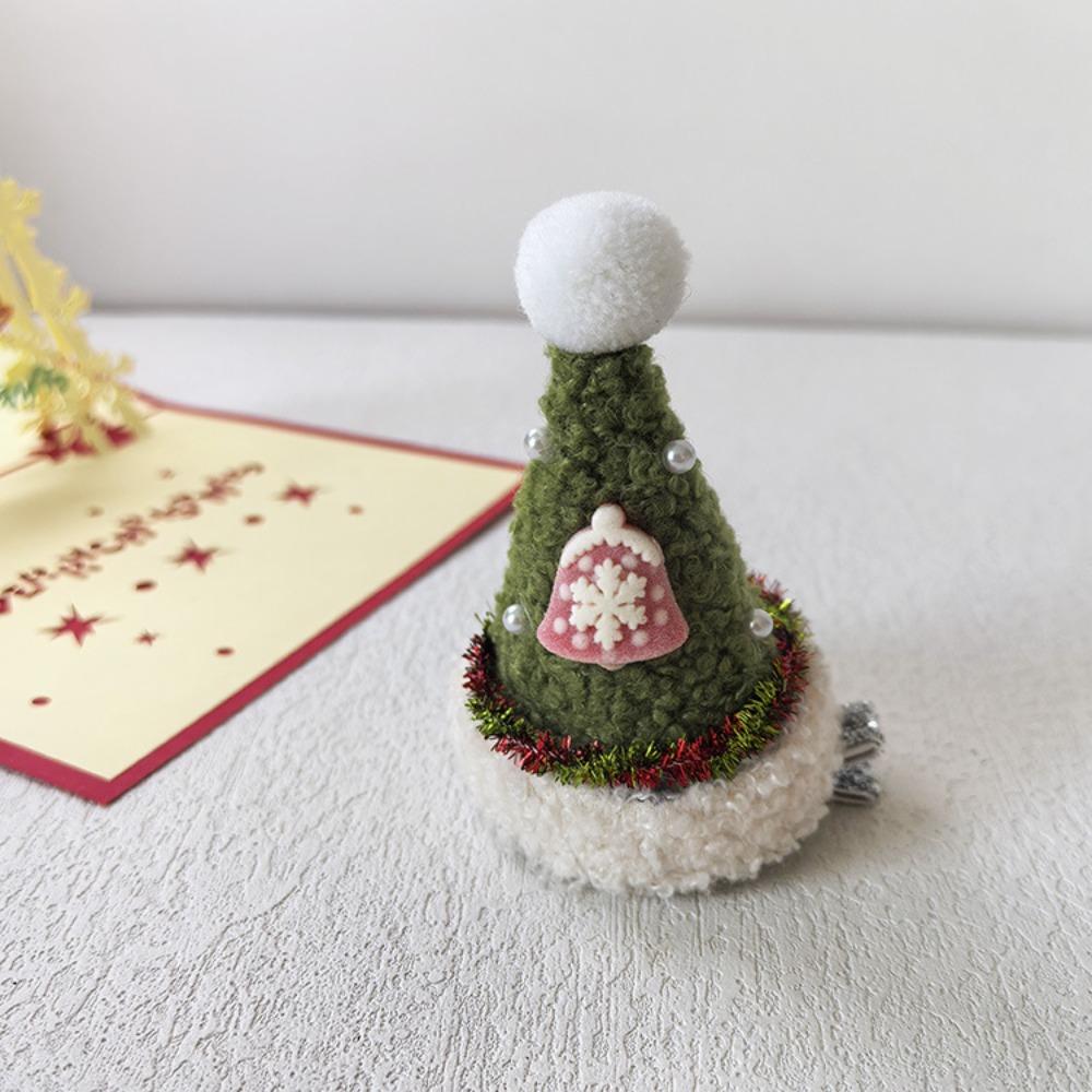 Bowknot Children Deer Antler Hair Clip Sequin Christmas Hat Headband Christmas Hat Hairpin  Girls