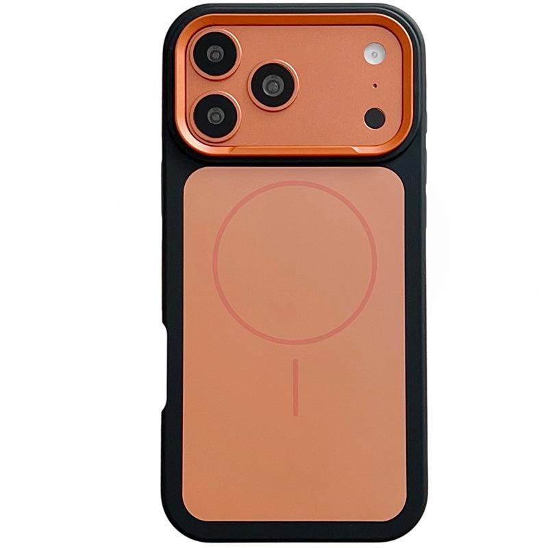 Dual-Color Magnetic Phone Case for iPhone 17 Pro Max Skin Feel, Compatible with iPhone 14/13/15/16.