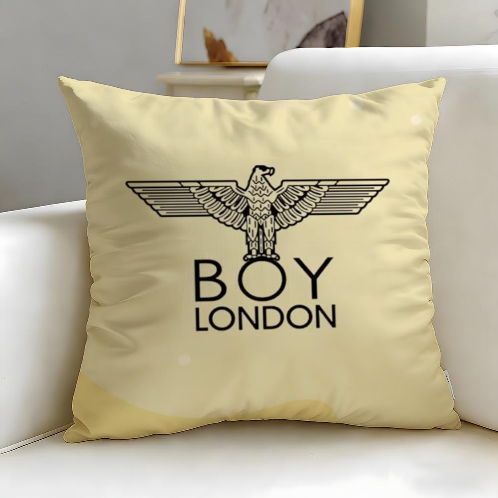 classic fashion brand BOY LONDON Cushion Cover Soft & Easy-Wash Pillow Case – Versatile for Couch, Bed, Travel and Office