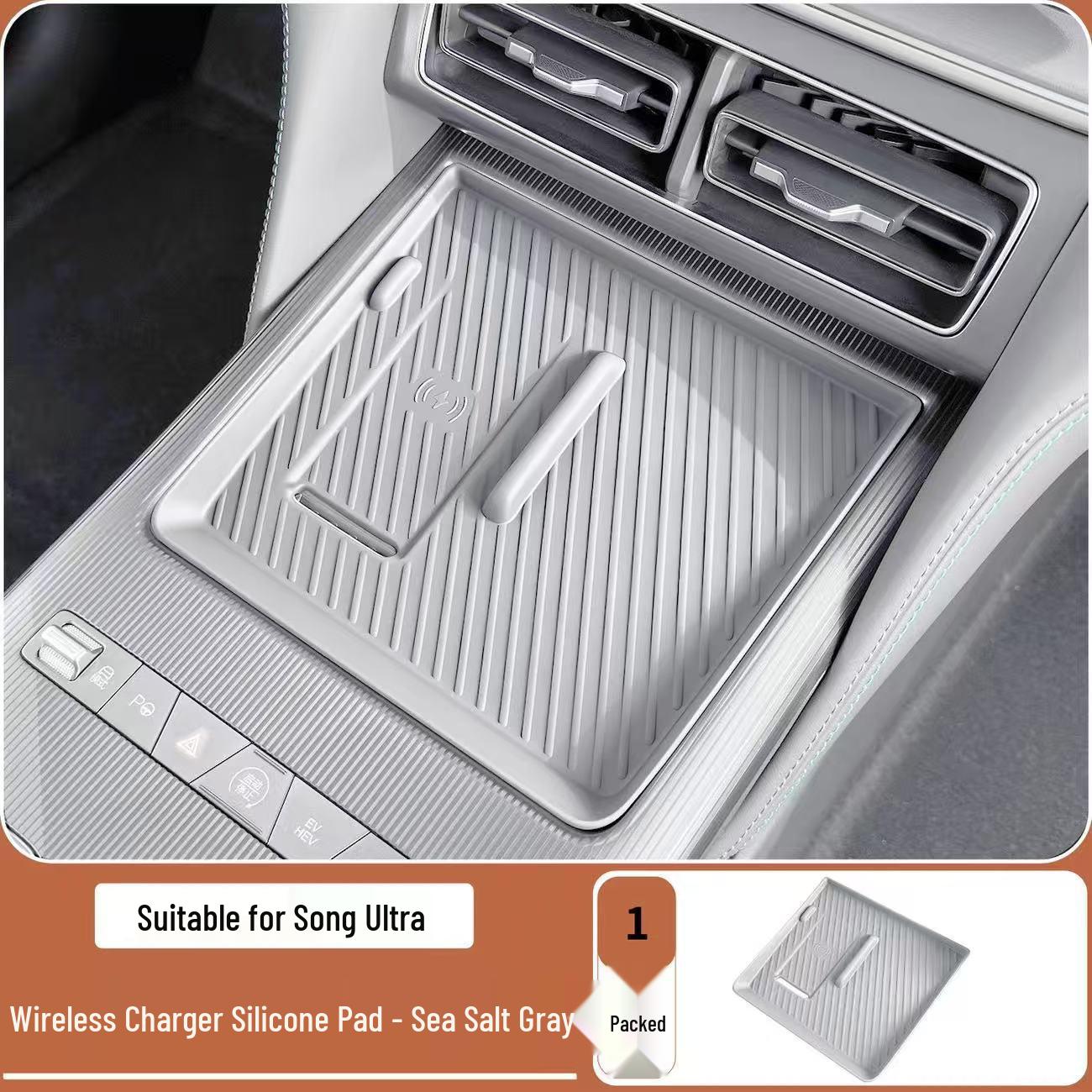 BYD Song Ultra Armrest Storage Organizer for Car Interior Decor Ultra No Refrigerator Version