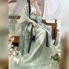 Chinese Song Dynasty Style Hanfu Women's Suit Waist-length Pleated Skirt Daily Suit