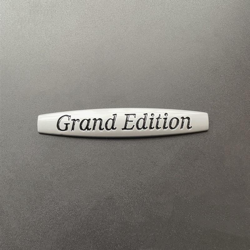 3D Metal Logo Grand Edition Emblem Car Fender Badge  Grand Edition Sticker Accessories