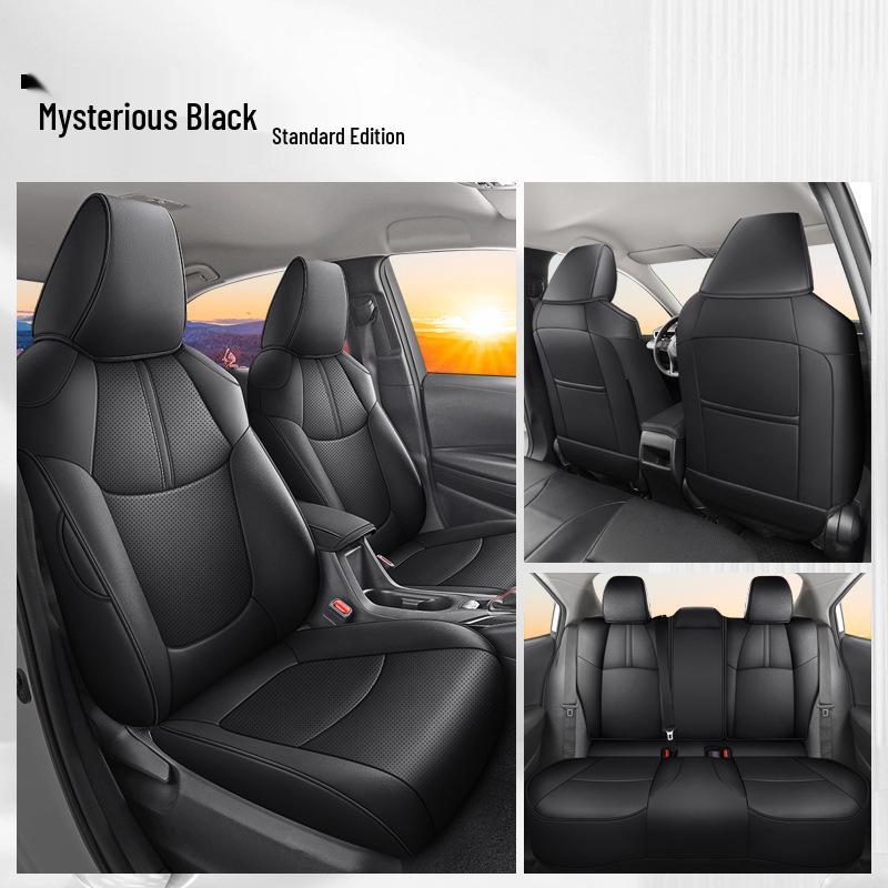 

Avalon Universal Leather Car Seat Cover for Four Seasons - Full Wrap, Five-Seat Cushion Asia Lion Rear Half Cover