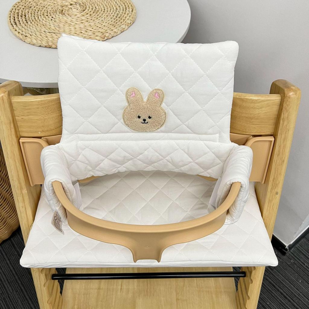 Korean-Style Cartoon Baby Growth Chair Cushion for Children's Dining Chair Backrest
