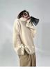 Women's Thickened Cashmere High Neck Cable Knit Sweater - Autumn/Winter Loose Style